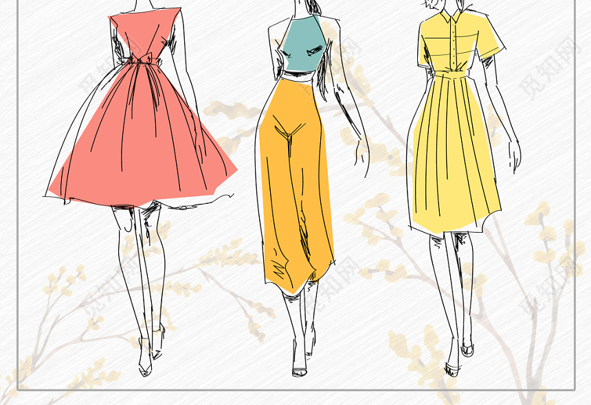 流动的诗意 简约唯美服装设计展